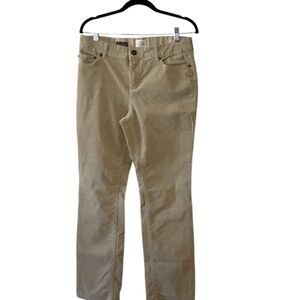 Tan Straight-Leg Pants